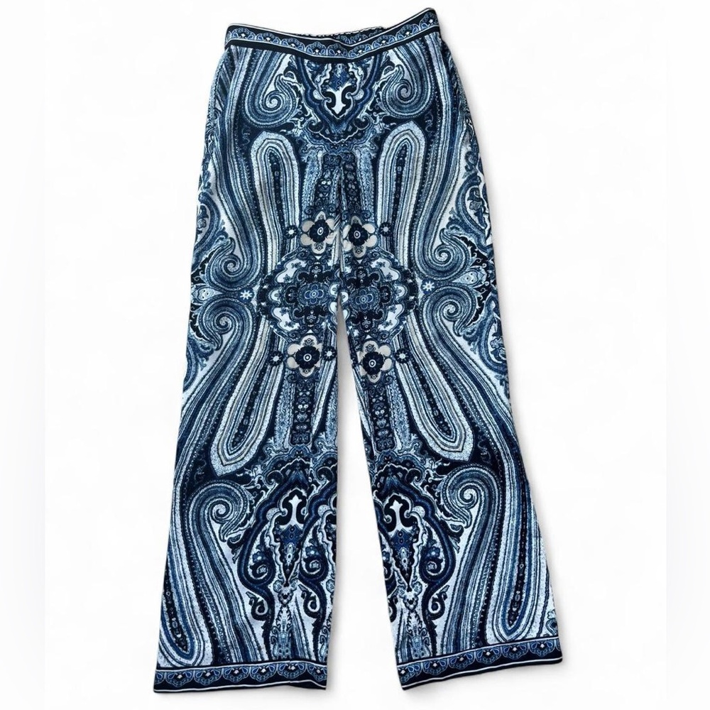 Philosophy Blue and Black Patterned Pants